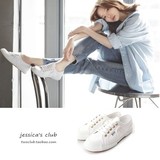 [韩国代购]SUPERGA韩国直邮模特李絮同款韩国白色运动鞋