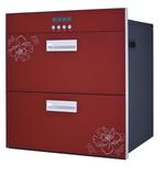 欧派嵌入式消毒柜   镶嵌式家用不锈钢碗柜双门红色高温正品特价