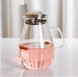 防爆 耐热耐高温大号容量晾凉冷水壶开水壶 带盖玻璃泡花茶壶