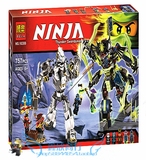 博乐Ninjago幻影忍者泰坦机器人大决战 暗黑巨龙王拼装玩具10399
