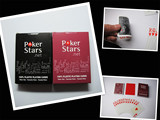 塑料扑克牌 高品质德州扑克红黑款 新设计2015款 磨砂材料 大字款