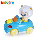 澳贝新品婴幼儿玩具喜羊羊跑车音乐电子车仿真小车玩具儿童车玩具