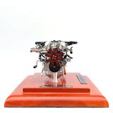 阿斯顿马丁DB4引擎 发动机 汽车模型 德国CMC 118 银色 M-133