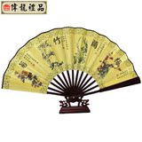 中国风 复古古风古典扇子 一尺绢扇折扇男扇批发定做定制 折叠扇