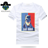 ROCKTANG/摇滚唐朝 BATMAN蝙蝠侠短袖T恤 男士复仇者联盟纯棉T恤