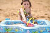 多人充气沙盘加大沙桌气垫儿童沙滩玩具沙托盘玩沙戏水玩具