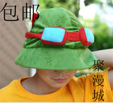 包邮 英雄联盟帽子 提莫宝宝COS道具LOL毛绒玩具帽子美版游戏正品