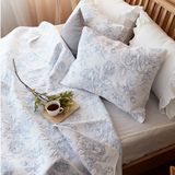 韩国代购 美式夹棉夏季床单 欧式环保床垫床褥 全棉韩式床单