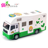 韩国进口玩具车pororo玩具儿童可爱卡通仿真模型车迷你房车回力车