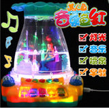 儿童玩具喷泉电子琴美人鱼音乐鱼缸多功能喷水琴宝宝早教机乐器
