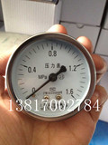 上海天川仪表Y-60Z轴向压力表0-1.6MPA 60MM气压表1/4螺纹2分