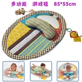2015量身高毯游戏毯防水尿垫儿童宝宝爬行毯带标尺枕头牙胶玩具