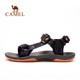 CAMEL骆驼户外沙滩凉鞋  春夏男女情侣耐磨夜光织带魔术贴凉鞋