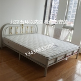 铁艺单人床双人床席梦思床1.2米1.5米1.8米铁架床板式床北京包邮