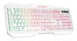 凯迪威9006+炫光键盘 USB专业游戏发光键盘 防水有线七彩背光键盘