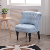 新品欧式沙发组合美式乡村沙发创意小沙发布艺单人沙发复古沙发椅