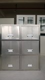 苏州益万办公家具不锈钢柜6抽办公抽屉柜资料柜器械柜员工储物柜