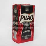 原装进口巴西代购原产PILAO烘焙咖啡粉 特浓意式浓缩香醇500g包邮