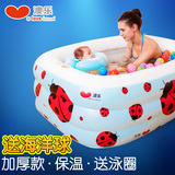 澳乐 新生婴幼儿童宝宝游泳池桶充气海洋球波波池室内戏水1岁玩具