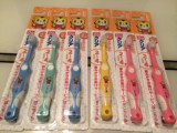 日本代购 巧虎2-4岁儿童牙刷软毛宝宝牙刷婴幼儿牙刷