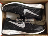 美国代购 Nike Flyknit Lunar 3编织飞线跑鞋 698181 010 男 黑白