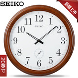 正品SEIKO精工20英寸全实木大挂钟 客厅办公室复古中式石英挂表