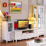 韩式田园电视柜1.8米地柜酒柜电视机柜酒柜组合 时尚电视柜