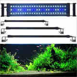 鱼缸灯led生态植物可拉伸支架灯蓝色蓝白色水草灯伸缩节能灯包邮