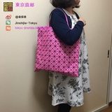 日本代购直邮ISSEYMIYAKE三宅一生包包 10格40cm单肩手提纯色女包