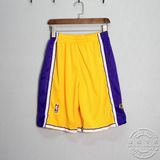 NBA球裤湖人科比 热火韦德球裤队服10周年纪念刺绣男女生篮球裤