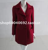 国际之春G15-139专柜正品欧美大牌韩版冬季羊毛呢外套中长款女装