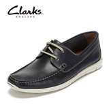 clarks休闲男鞋Karlock Step 缝线系带船鞋16新品
