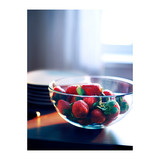 宜家代购IKEA布朗达 上菜用碗沙拉拌碗透明玻璃碗饭碗水果碗汤碗