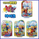 韩国正品代购 韩版小企鹅pororo儿童卡通麦克风\卡拉OK话筒玩具
