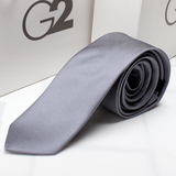 灰色 G2000正品男士领带男正装商务职业结婚桑蚕丝韩版超窄领带潮