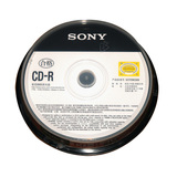 索尼 SONY 车载 CD-R MP3 CD刻录盘 无损 空白 光盘10片正品