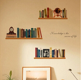 假书籍书架墙贴卧室床头客厅书房宿舍寝室书桌墙贴纸教室布置用品