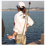 包邮路亚竿包户外渔具包多功能腿包杆筒渔具钓鱼包工具包挎包背包