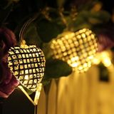 精美格字心形新品 LED灯串装饰DIY创意彩灯节日圣诞房间装饰闪灯