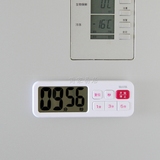 日本LEC 薄型大屏幕 磁吸 计时器 倒计时定时器 厨房提醒器 闹钟