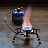 户外用品炉头分体式扁气罐炉头自动打火气炉节能可折叠便携炉子
