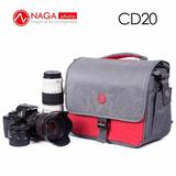 包邮NAGA纳伽专业数码相机单反摄影包单肩单反相机包CD20一机两镜