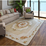 客厅地毯 现代沙发茶几垫简约卧室床边毯欧式时尚家用地垫可机洗