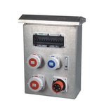 厂家直销金属电源箱 不锈钢插座箱  工业插座箱 检修电源插座箱
