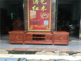 缅甸花梨（大果紫檀）2.9米3组合电视柜 红木电视柜 实木电视柜