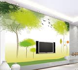 电视背景墙画无缝大型壁画墙纸壁纸无纺布客厅卧室现代简约抽象树