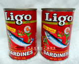 Philippine~Ligo Sardines in tomato Spicy菲律宾沙丁鱼罐头155