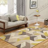 特价促销时尚纯手工长方形地毯现代简约地毯客厅卧室茶几图案地毯