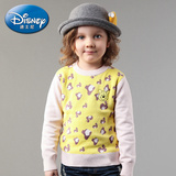 迪士尼品牌童装 女童毛衣中小儿童卡通休闲针织衫2015秋装新款