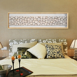 原生态实木材料原木客厅餐厅卧室玄关床头装饰沙发背景墙挂实物画